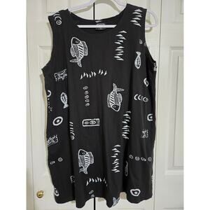 Exists sportsline 2x women's black coverup